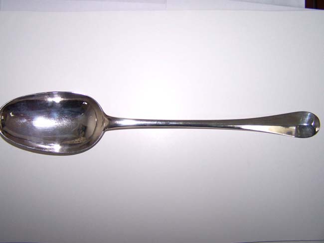 A George II Silver Basting Spoon by Richard Scarlett, London 1726 — image 2